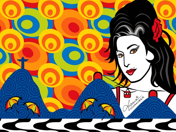 Desenho Amy by Mônica Fuchshuber